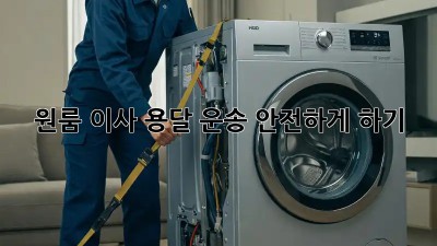원룸 이사, 용달 운송 안전하게 하기!